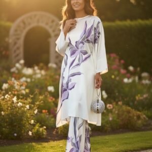 effortless elegance: red detachable sleeve mermaid gown