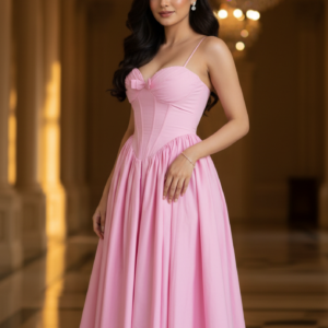 seraphina corset midi gown