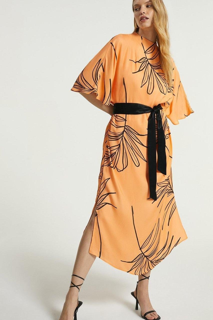 midnight marble satin co ord set: asymmetrical off shoulder tunic & wide leg trousers midnight marble satin co ord set: asymmetrical off shoulder tunic & wide leg trousers